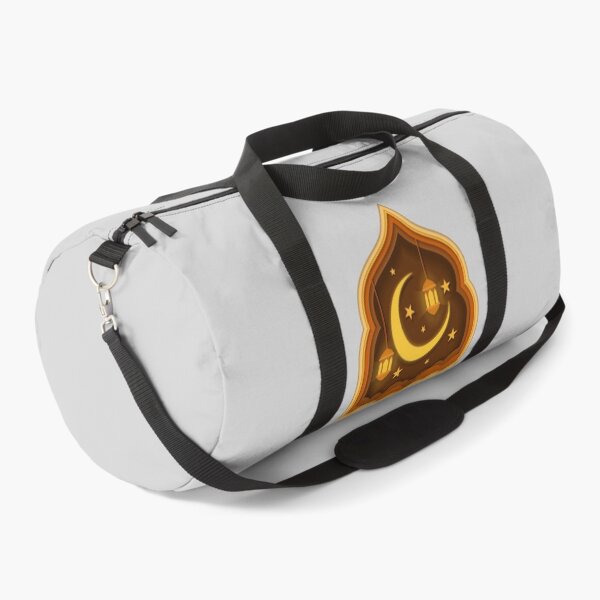 Item preview, Islamic Moon, Stars and Lantern - Orange in Light Gray Version designed and sold by spidericks.
