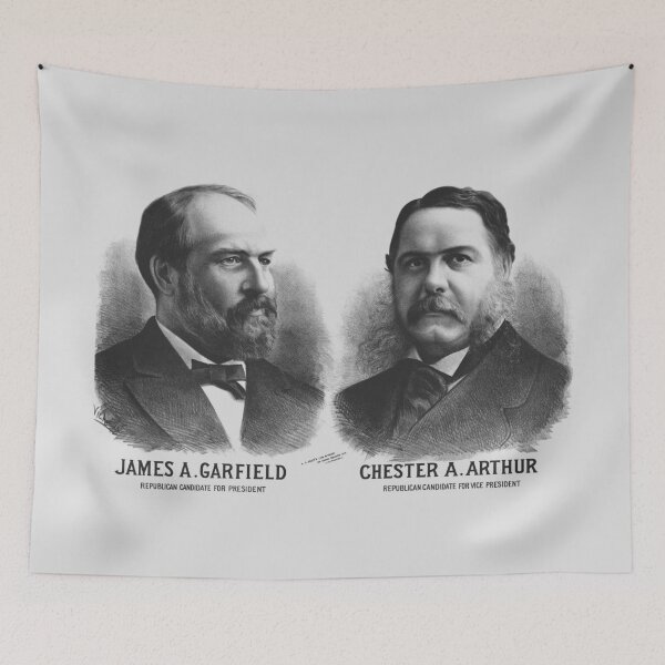 Item preview, Garfield and Arthur 1880 Presidential Election Broadside  designed and sold by warishellstore.