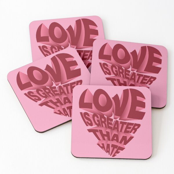 Item preview, LOVE IS GREATER THAN HATE designed and sold by NYXFN.