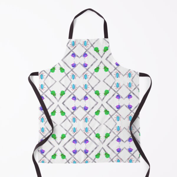 Item preview, Beetle illustration, pattern, green, yellow, orange, pink, purple, blue designed and sold by creativeshell.