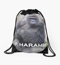 Harambe Drawstring Bag