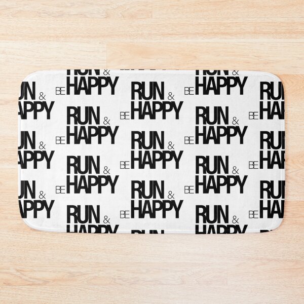 Item preview, RUN BE HAPPY designed and sold by the Zarock Shop.