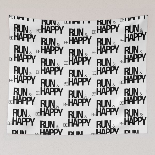 Item preview, RUN BE HAPPY designed and sold by the Zarock Shop.
