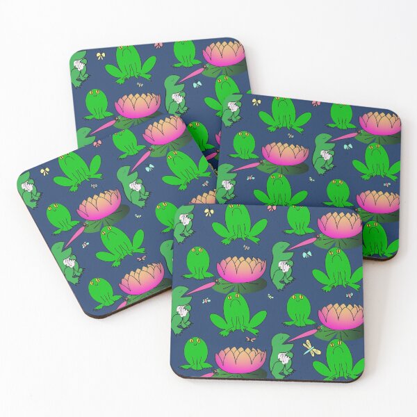Item preview, The Dumbest Lads Frogs In A Pond Having a Snack in Navy designed and sold by JamieWetzel.