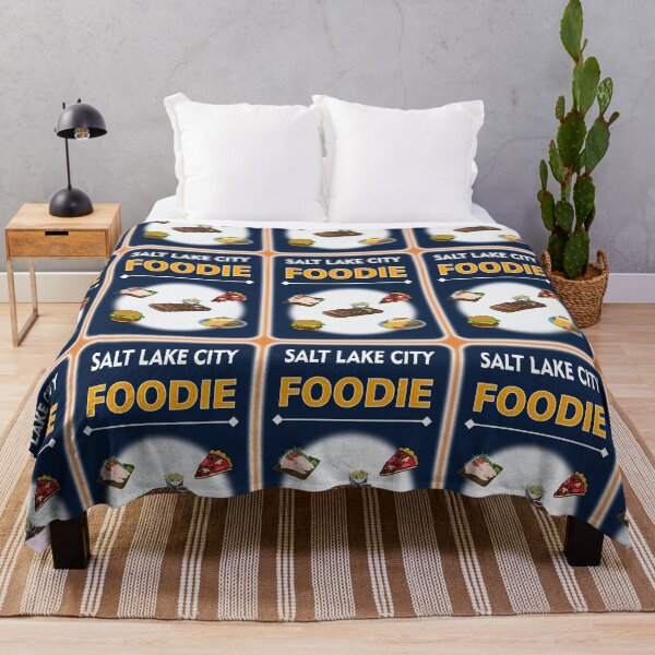 Item preview, Salt Lake City - Foodie - Dark Blue Background designed and sold by ThisNThatImages.