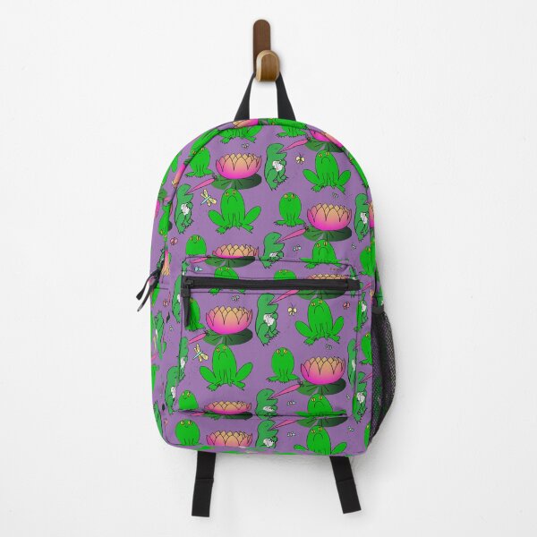 Item preview, The Dumbest Lads Having a Snack Frogs in Lilac designed and sold by JamieWetzel.