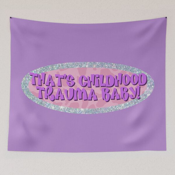 Item preview, childhood trauma y2k pink cow glitter designed and sold by jeanlouise.