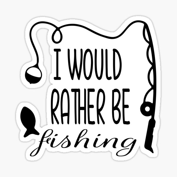 Fishing Svg Stickers Redbubble