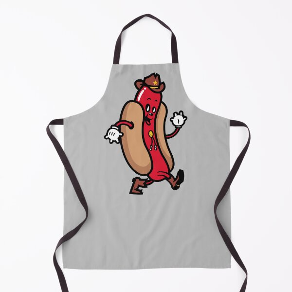 Item preview, Happy Cartoon Cowboy Hotdog designed and sold by TheTopHatGroup.