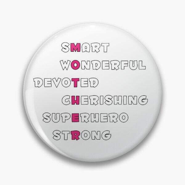 Item preview, Happy Mother's Day Smart Wonderful Devoted Cherishing SuperHero Strong designed and sold by Pliskin-Design.