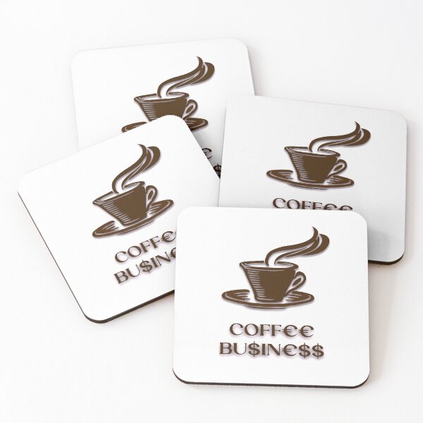 Item preview, Coffee business written with monetary symbols like euro and dollar designed and sold by PhotoPrise.