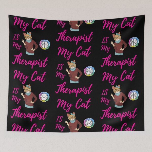 Item preview, My Cat Is My Therapist   designed and sold by WoodburyLake.