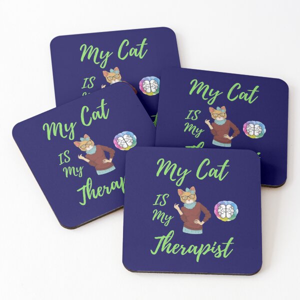 Item preview, My Cat Is My Therapist   designed and sold by WoodburyLake.