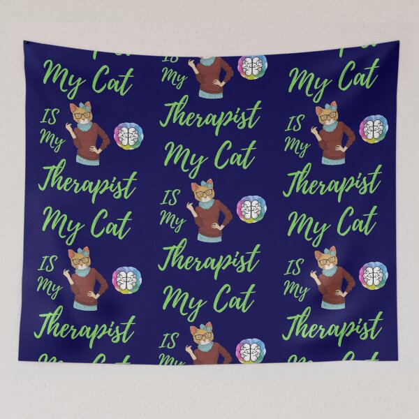 Item preview, My Cat Is My Therapist   designed and sold by WoodburyLake.