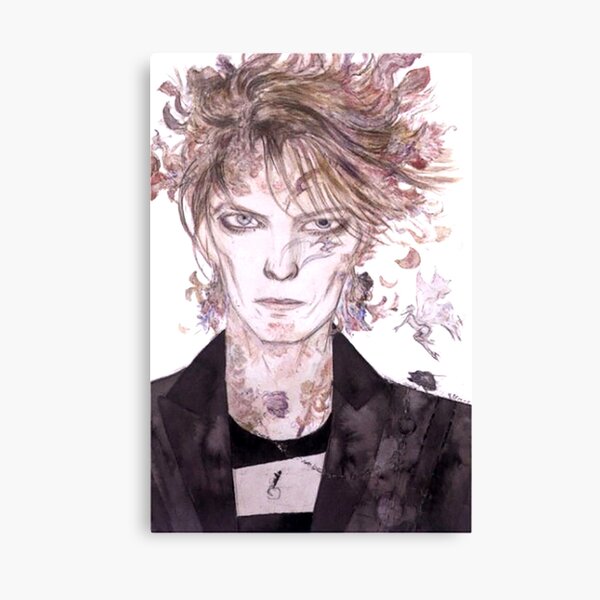 yoshitaka amano - bowie Impression sur toile