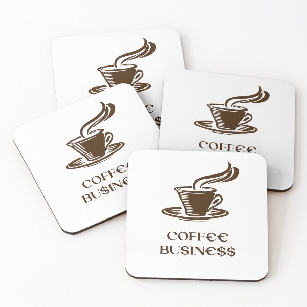 Item preview, Coffee business written with monetary symbols like euro and dollar designed and sold by PhotoPrise.