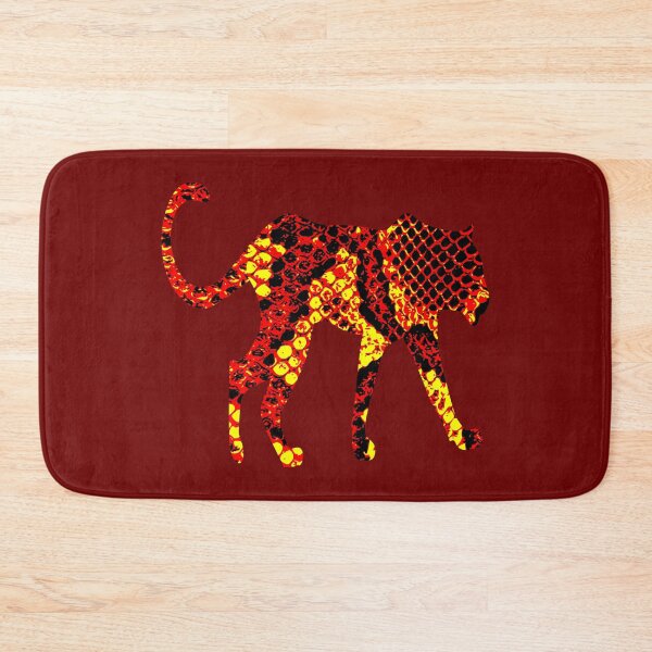 Item preview, Python Skin Red and Yellow Design, Leopard designed and sold by DesignFantazia.