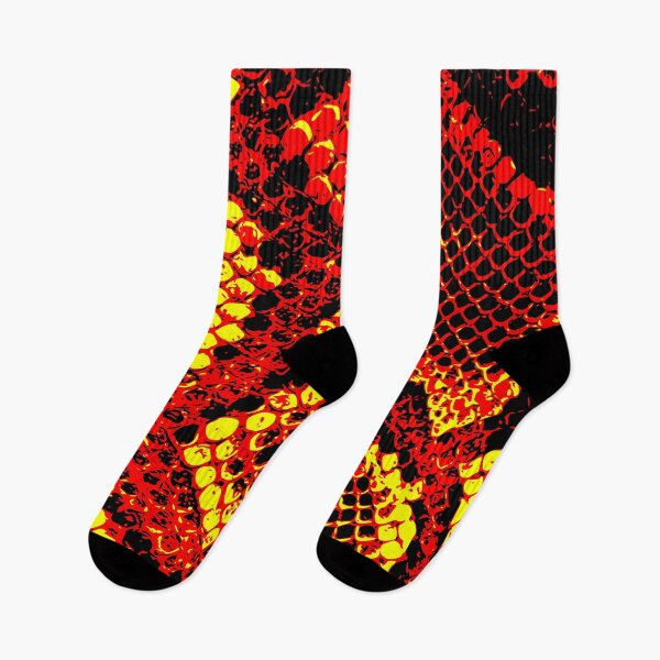 Item preview, Python Skin Red and Yellow Design, Leopard designed and sold by DesignFantazia.