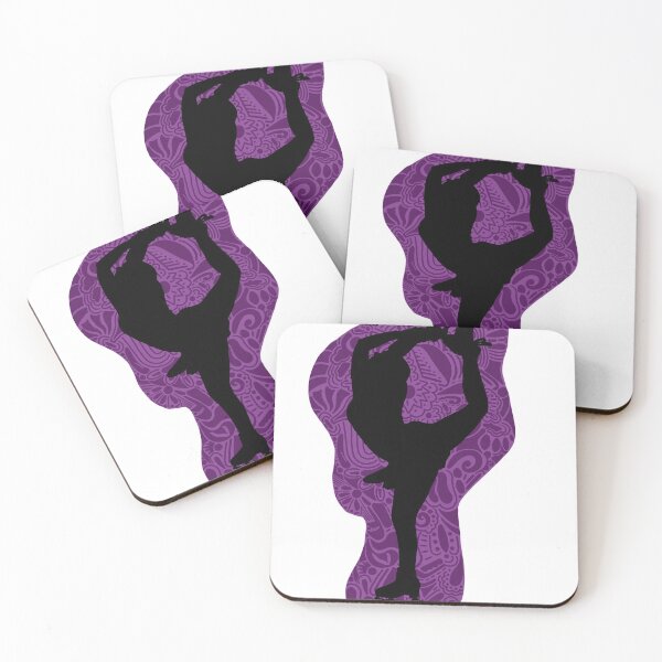 Item preview, Purple Figure Skating Doodle designed and sold by hannahgroft.