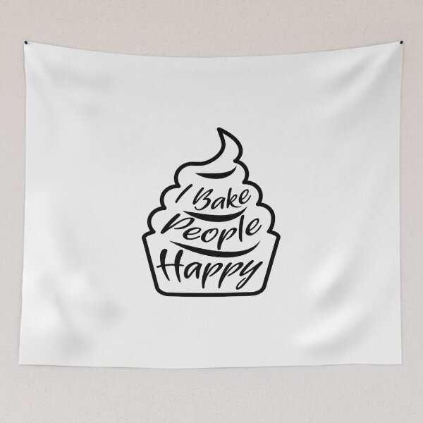 Item preview, I Bake People Happy  designed and sold by VikiQuick.