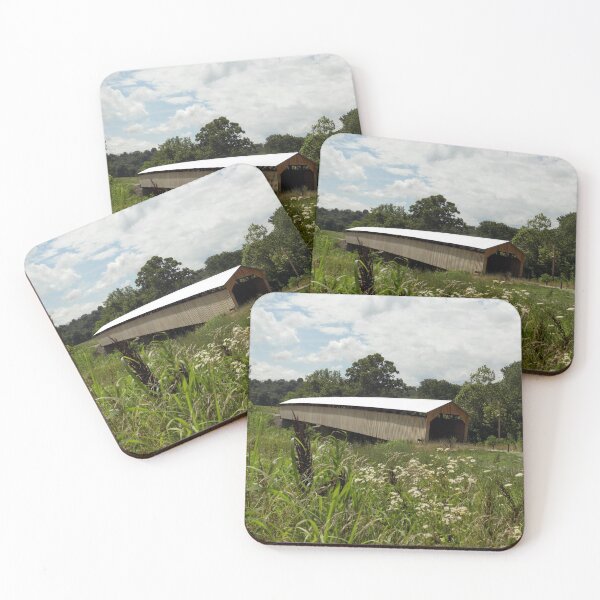 Item preview, 17-115-01 Mt Zion-Mooresville Covered Bridge 211' 1865 designed and sold by gotucoveredart.