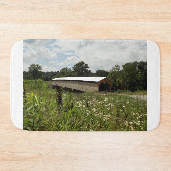 Item preview, 17-115-01 Mt Zion-Mooresville Covered Bridge 211' 1865 designed and sold by gotucoveredart.