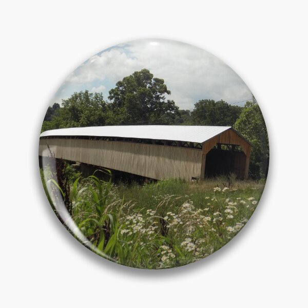 Item preview, 17-115-01 Mt Zion-Mooresville Covered Bridge 211' 1865 designed and sold by gotucoveredart.