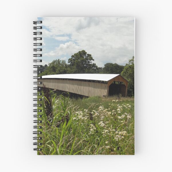 Item preview, 17-115-01 Mt Zion-Mooresville Covered Bridge 211' 1865 designed and sold by gotucoveredart.