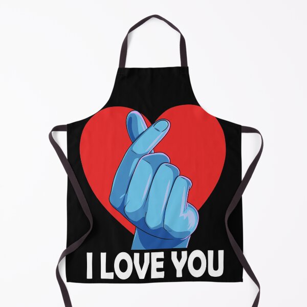 Item preview, Saranghae Kpop Lover I Love You Finger Heart Sign designed and sold by Nosek1ng.