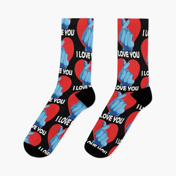Item preview, Saranghae Kpop Lover I Love You Finger Heart Sign  designed and sold by Nosek1ng.