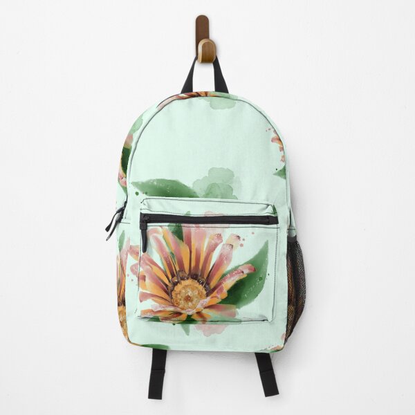 Item preview, Orange gerbera floral pattern designed and sold by Mashusha-art.