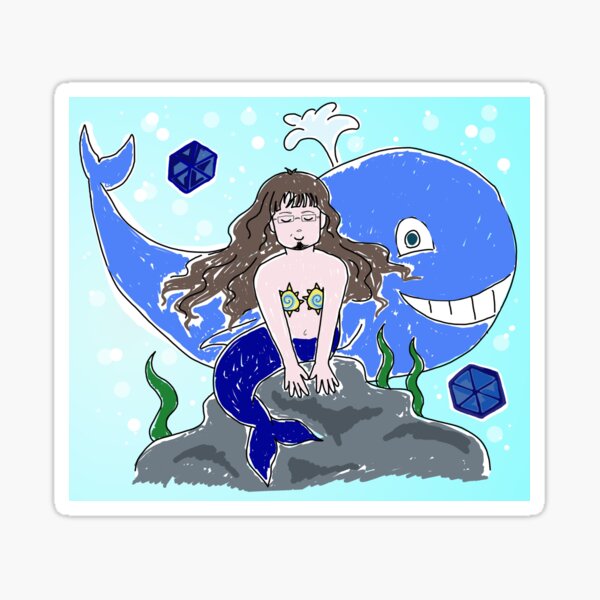 The Majestic Mermaid Sticker