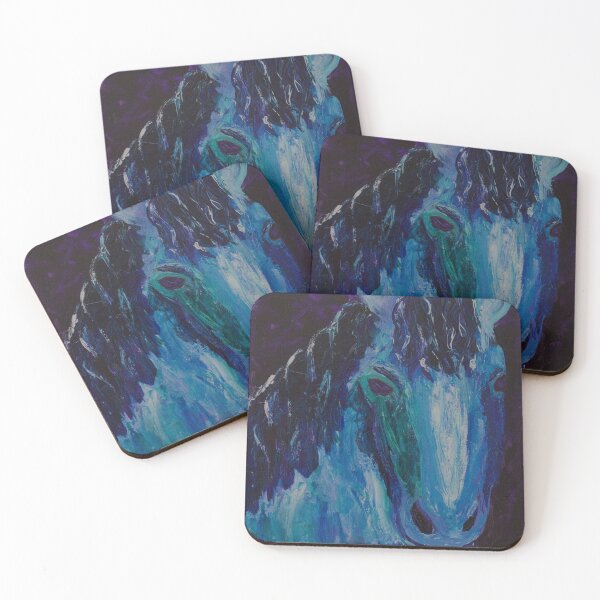 Item preview, Blue Horse (Acrylic Painting) designed and sold by Lori Ackley.