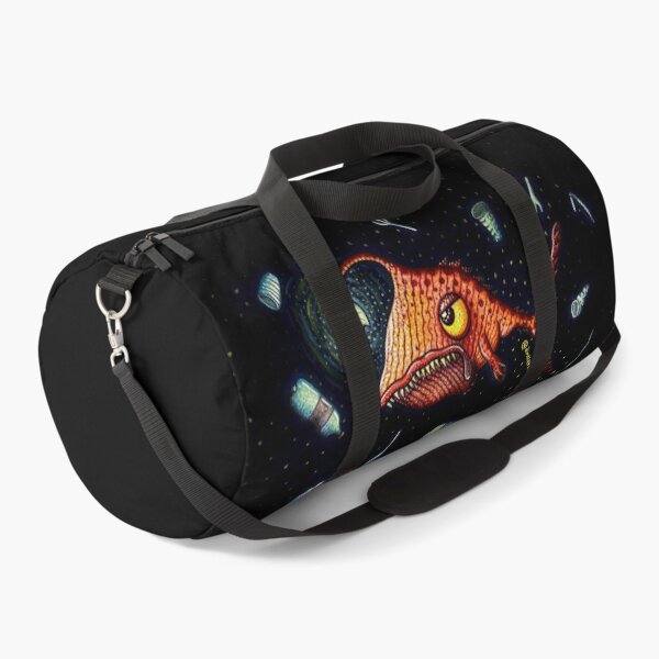 Item preview, Funny Angry Fish (Anglerfish) with Plastic Black designed and sold by Dinalevinart.