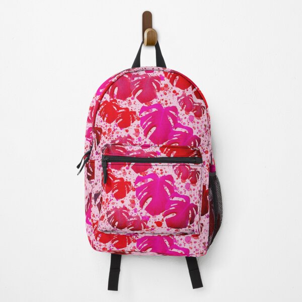 Item preview, Monstera Leaves Tickled Pink designed and sold by PoppyPod.