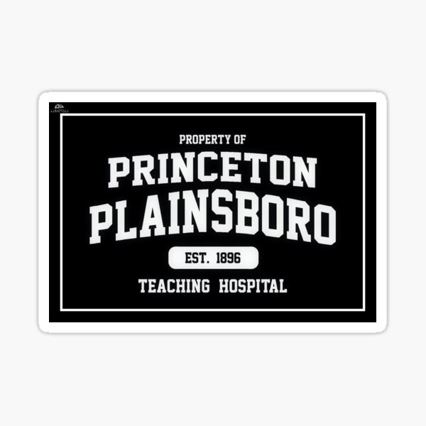 Princeton Plainsboro- House Sticker  Sticker