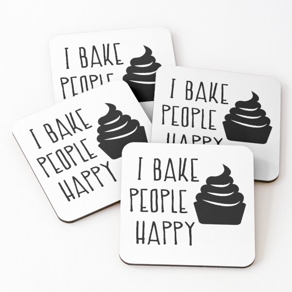 Item preview, I Bake People Happy  designed and sold by VikiQuick.
