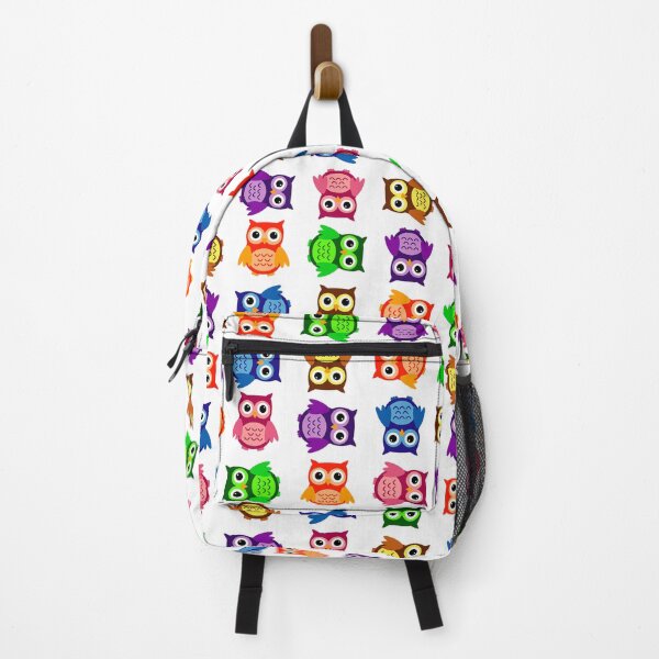 Item preview, Chibi Rainbow Owls on WHITE designed and sold by KColbyStudios.