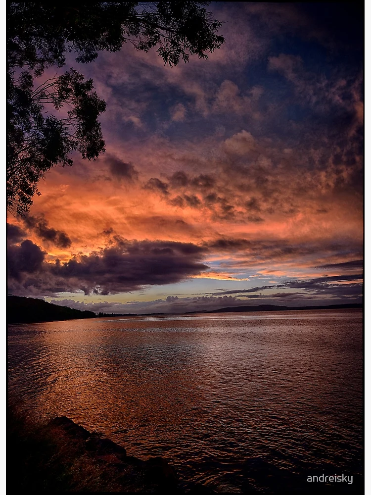Thumbnail 3 of 3, Poster, Redpatch Point sunset designed and sold by andreisky.