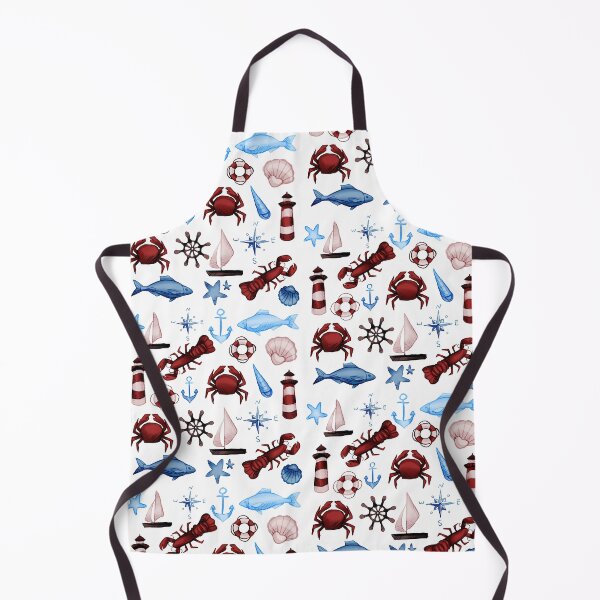 Item preview, sea/ sailor themed pattern designed and sold by HibiscusHeron.