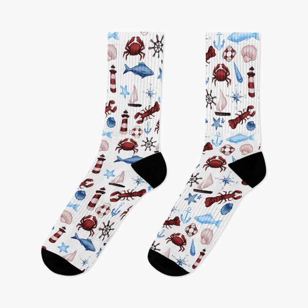 Item preview, sea/ sailor themed pattern designed and sold by HibiscusHeron.