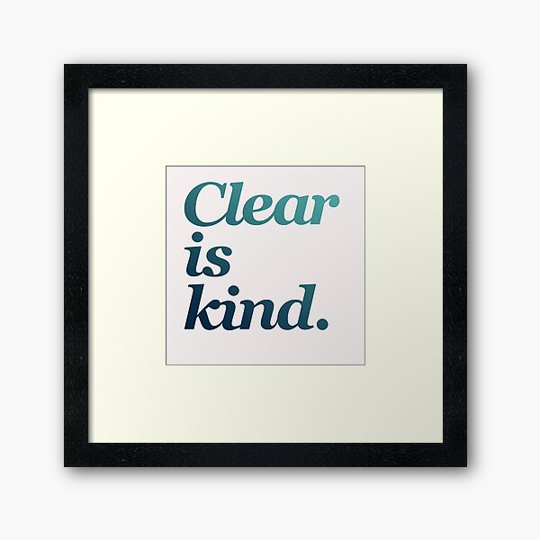 Aperçu de l'œuvre Brene Brown : La clarté est la gentillesse. | Citations de Brene Brown - , citations sur le leadership, citations de motivation quotidiennes édifiantes, citations de motivation pour réussir dans la vie créée et vendue par Giovanni's  Brown Quotes.