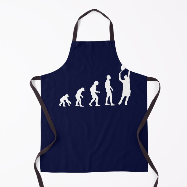 Item preview, White Tennis Evolution Design | Funny Navy Human Evolution Tennis  Joke for Passionate Tennis Player  designed and sold by KleverOlivier.