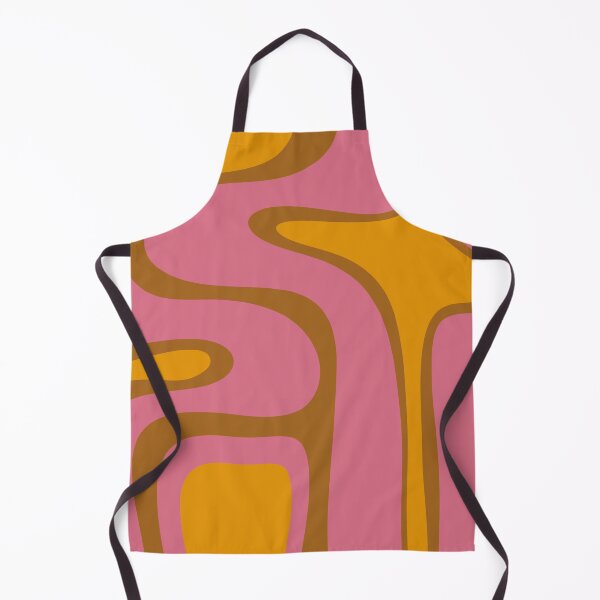 Item preview, Copacetic Retro Abstract Pattern in Thulian Pink, Mustard, and Ochre designed and sold by kierkegaard.