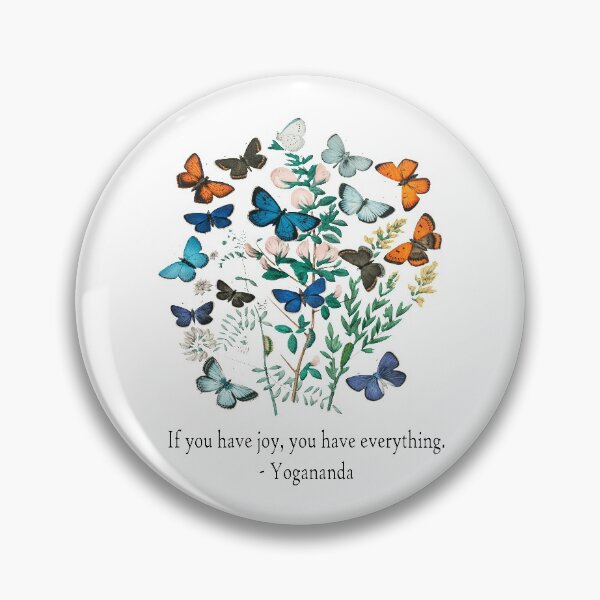 Item preview, Swami Yogananda quote with vintage butterflies designed and sold by TheMurphyGirl.