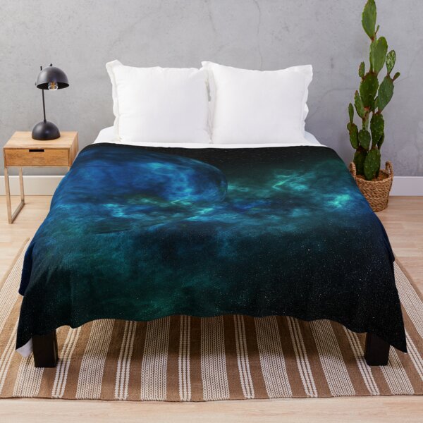 Item preview, Turquoise blue ball of light, green, galaxy aesthetic space cosmos, nebula dark  blast designed and sold by August-E.