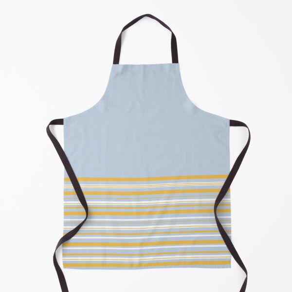 Item preview, Summer Stripes Cuff Solid Pattern Powder Blue Mustard Gold White designed and sold by kierkegaard.