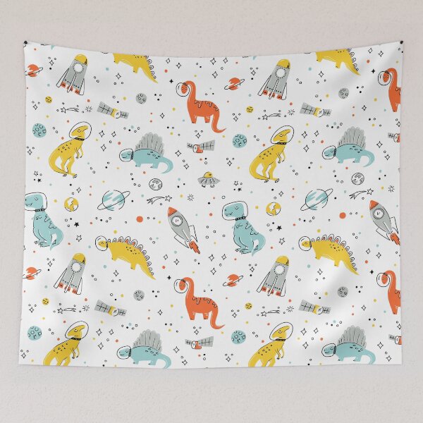 Item preview, Sketchy Space Dinosaurs designed and sold by latheandquill.