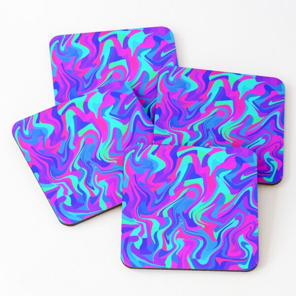 Item preview, Blue/Pink/Purple Marble Tiger Pattern  designed and sold by AlaynaKae.
