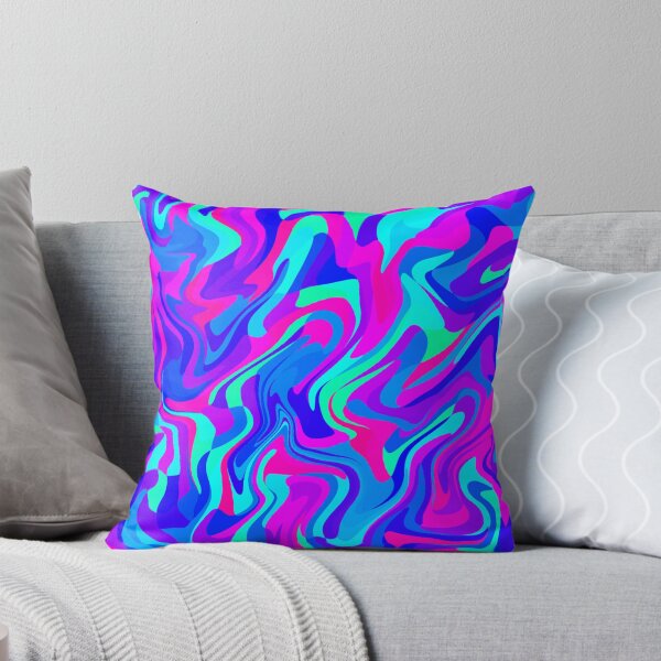 Aperçu de l'œuvre Motif Tigre Marbre Bleu/Rose/Violet créée et vendue par AlaynaKae.